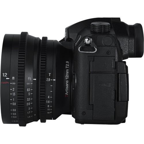 7artisans 12mm T2.9 Vision Cine Lens APSC-C Format - SONY E · 6