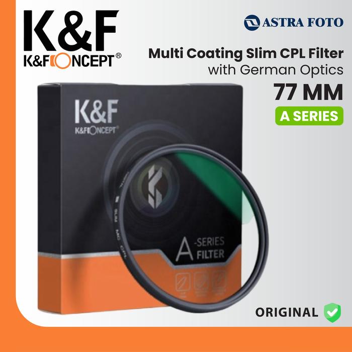 KNF Concept KNF Concept 77mm Slim CPL Filter Multi Coating + German Optics K&F