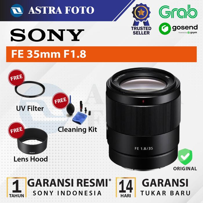 Sony SONY FE 35mm F1.8 FULL FRAME LENS E MOUNT GARANSI RESMI