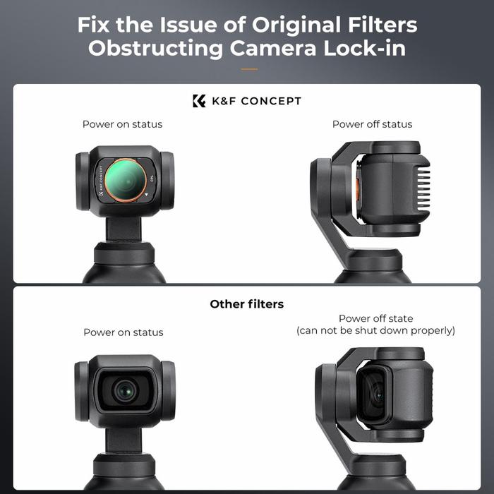 K&F Concept Nano CPL Magnetic Filter For DJI Osmo Pocket 3 Reduce Reflection KNF Concept · 7