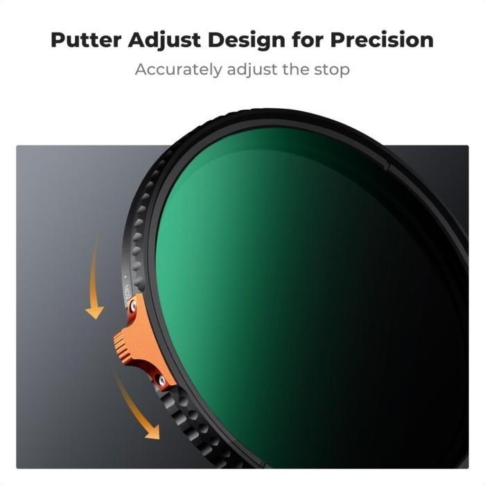 KNF Concept 72mm Filter Variable ND2-400 Nano X Coating Anti Scratch & Waterproof Pro HD Ultra Thin Lens Filter Lensa K&F Concept - Gambar 6