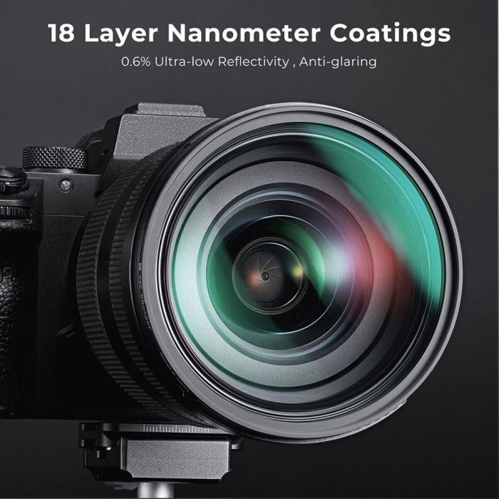 KNF Concept 49mm Lens Filter Nano-C Black Mist 1/8 Filter K&F Concept Black Diffusion · 5