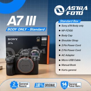 SONY ALPHA A7III / SONY A7 MARK III BODY ONLY Full Frame - Standard