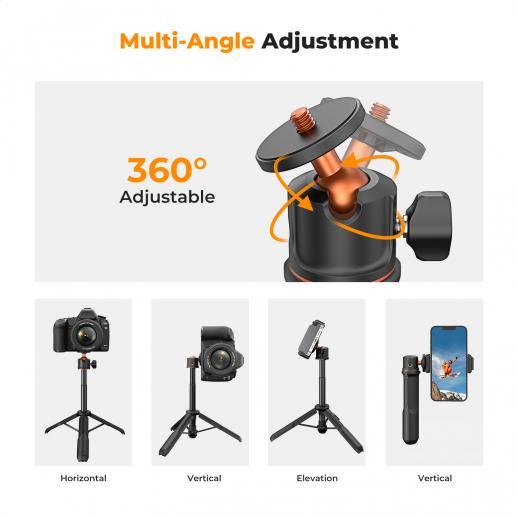 KNF Concept MS11 Mini Tripod 3 in 1 For HP Smartphone & Camera Action Cam with Bluetooth Remote K&F Concept · 5