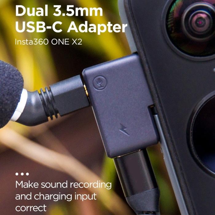 Insta360 One X2 Mic Adapter 3.5MM Original Resmi · 5
