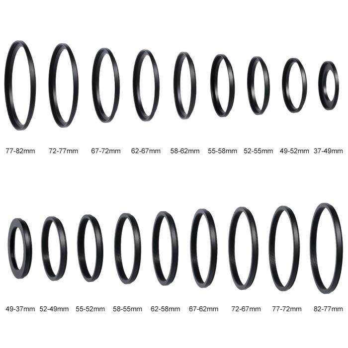 KNF Concept 18in1 Lens Filter Adapter 9 Step Up Ring 9 Step Down K&F · 6