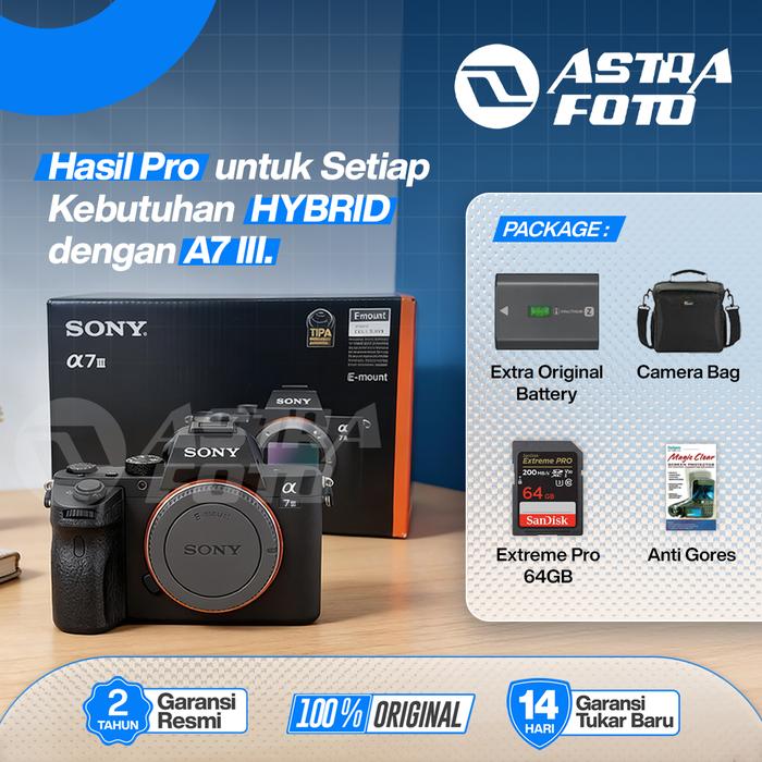 SONY ALPHA A7III / SONY A7 MARK III BODY ONLY Full Frame - Standard · 2