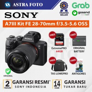 SONY A7 III KIT 28-70mm GARANSI RESMI SONY INDONESIA - Standard