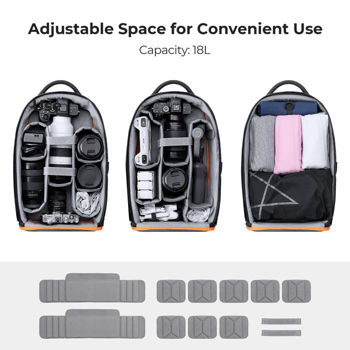 KNF Concept Nature Wander 18L Backpack Camera & Laptop 15.6inch - Tas Kamera Ransel Travel K&F Concept - Gambar 5