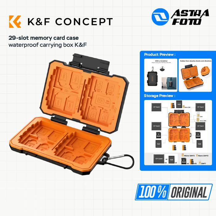 KNF Concept KNF Concept 29-slot memory card case waterproof carrying box K&F