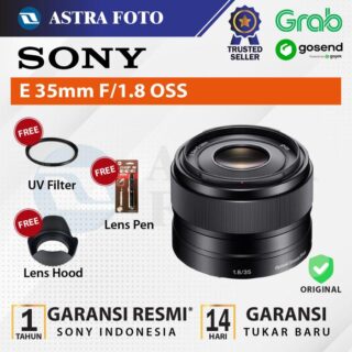 SONY LENS SEL 35MM F/1.8 OSS E MOUNT LENSA KAMERA MIRRORLESS RESMI