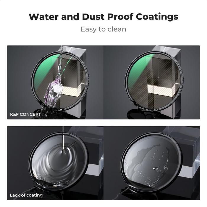 K&F Concept Gold Streak 82mm Filter Nano-X Anamorphic Flare Like Effects KNF Concept · 7