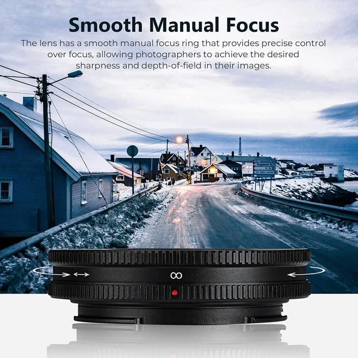 7artisans 18mm f6.3 Mark II UFO Pancake APSC Lens for Sony E Mount -  Fujifilm FX - Canon M - Nikon Z - M4/3 Lensa Kamera - SONY E · 4