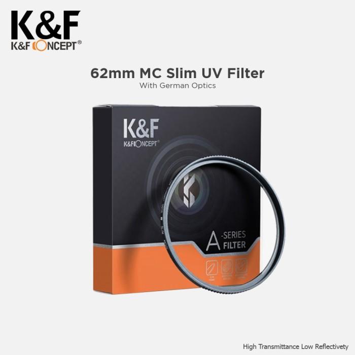 KNF Concept 62mm Filter Slim UV Filter Multi Coating + German Optics · 2