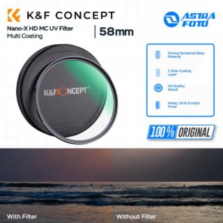 KNF Concept 58mm Nano-X HD MC UV Filter Multi Coating Tempered K&F