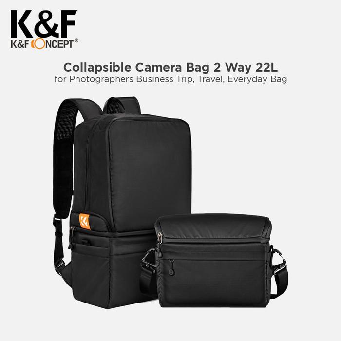KNF Concept 22L Travel BagCollapsible Backpack 2in1 Photography Laptop · 2