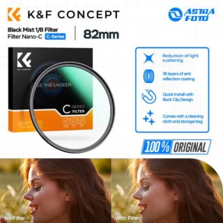 KNF Concept 82mm Lens Filter Nano-C Black Mist 1/8 Filter K&F Concept Black Diffusion