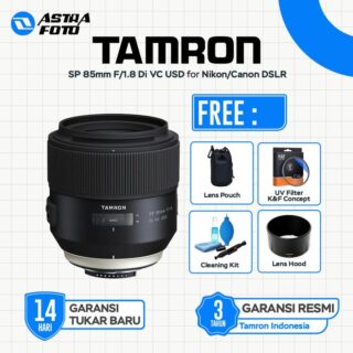 TAMRON SP 85mm F/1.8 Di VC USD FOR NIKON CANON LENSA DSLR