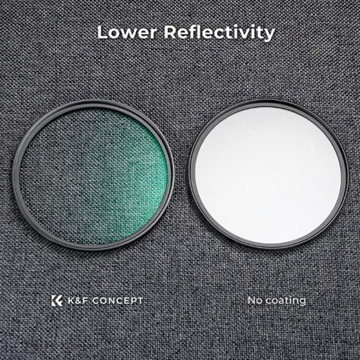 KNF Concept 49mm Lens Filter Nano-C Black Mist 1/8 Filter K&F Concept Black Diffusion · 3