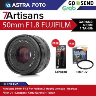 7ARTISANS LENS 50mm F/1.8 LENSA FOR FUJIFILM FUJI X MOUNT