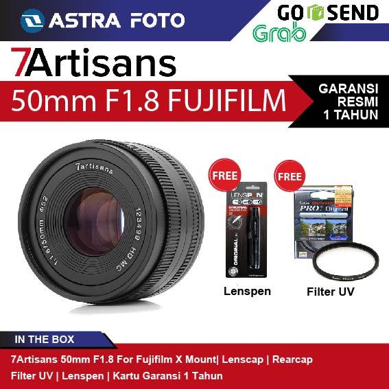 7Artisans 7ARTISANS LENS 50mm F/1.8 LENSA FOR FUJIFILM FUJI X MOUNT