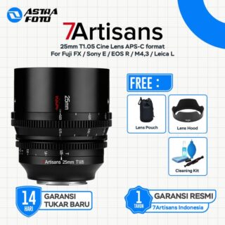 7artisans Photoelectric 25mm T1.05 Vision Cine Lens for mirrorless - SONY E