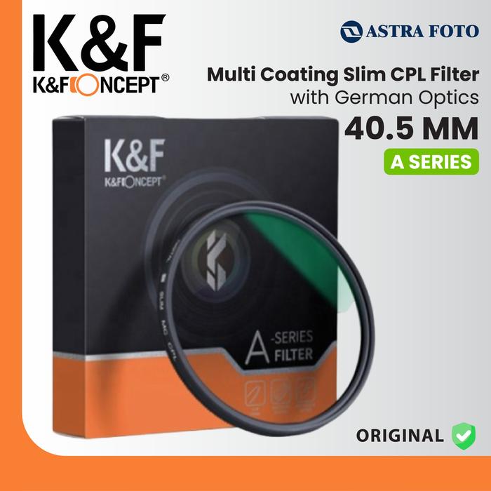 KNF Concept KNF Concept 40.5mm Slim CPL Filter Multi Coating +German Optics K&F
