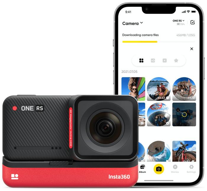 Insta360 ONE RS 4K Edition Action Cam - Camera Action Insta360 RS 4K · 6