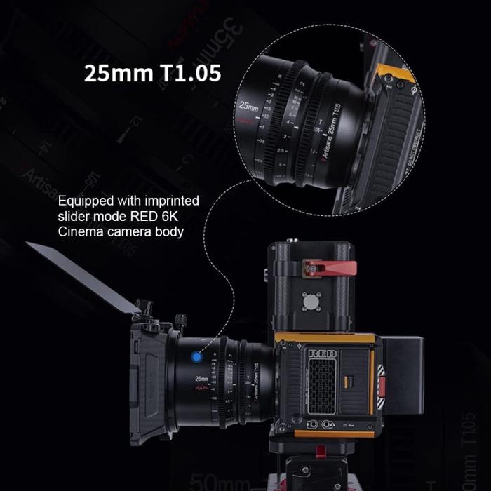 7artisans Photoelectric 25mm T1.05 Vision Cine Lens for mirrorless - SONY E · 3