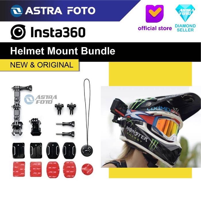 Insta360 Helmet Mount Bundle Insta 360 ONE X2 ONE R GO 2 ORIGINAL · 2
