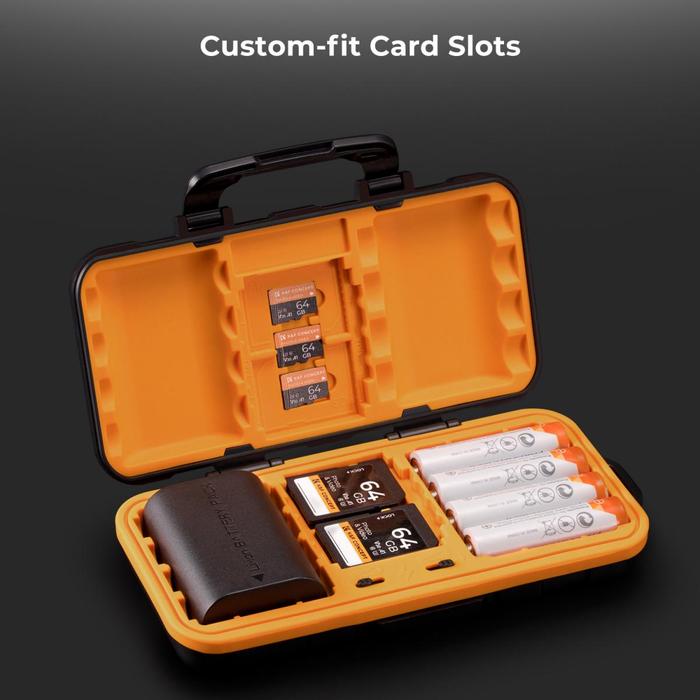 KNF Concept Multi-Function Battery & SD Memory Case Waterproof K&F · 2
