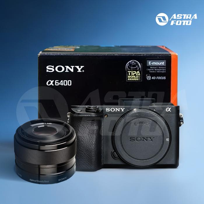 Sony Alpha A6400 + 35mm F1.8 OSS Garansi Resmi · 2