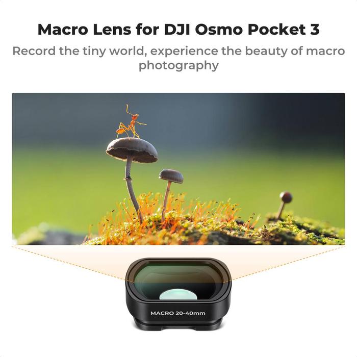 K&F Concept Filter 10x Macro Lens For DJI Osmo Pocket 3 KNF Concept - Gambar 5