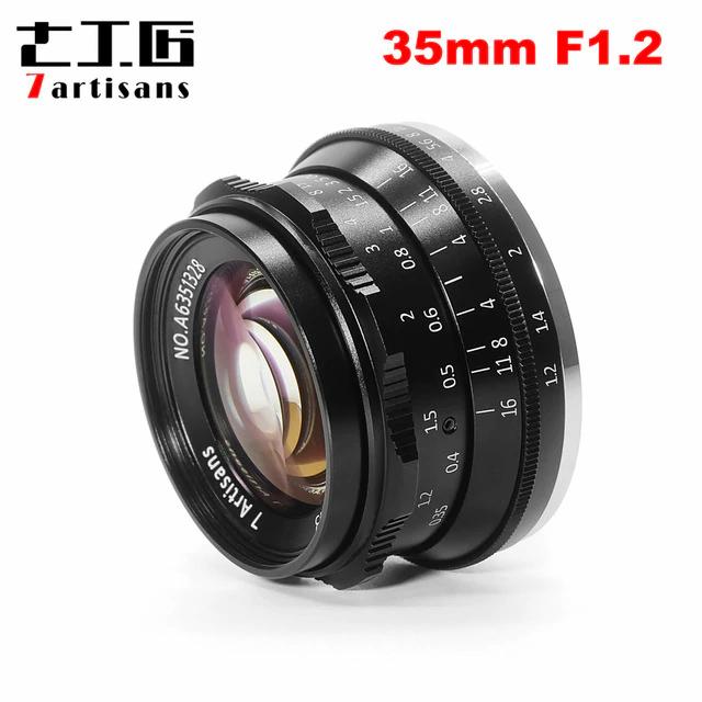 7Artisans 35mm F1.2 Lensa Canon M Mount EOS M100 M50 M200 M6 7Artisan · 4