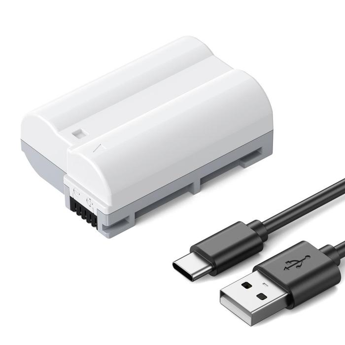 K&F Concept EN-EL15 Battery Type C Port Fast Charing For Nikon Z8, Z7II, Z 7, Z 6II, Z 6, Z5, D850, D810, D810A, D780, D750, D610, D500, D7500, D7200 Baterai Kamera KNF Concept · 2