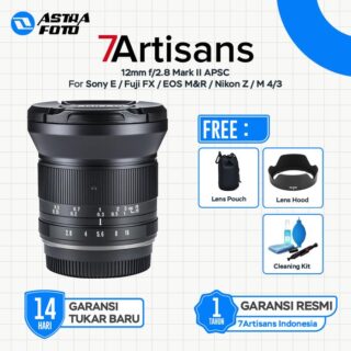 7artisans 12mm f/2.8 Mark II APSC Lens Fujifilm FX, Canon EOS M, Sony E Mount , M4/3 , Canon RF , Nikon Z - SONY E