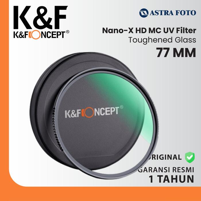 KNF Concept KNF Concept 77mm Nano-X HD MC UV Filter Multi Coating Tempered K&F