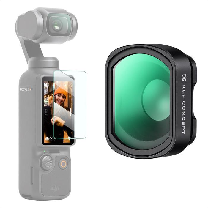 K&F Concept Filter 10x Macro Lens For DJI Osmo Pocket 3 KNF Concept - Gambar 2