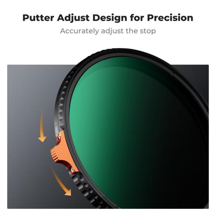 KNF Concept 55mm Filter Variable ND2-400 Nano X Coating Anti Scratch & Waterproof Pro HD Ultra Thin Lens Filter Lensa K&F Concept - Gambar 6